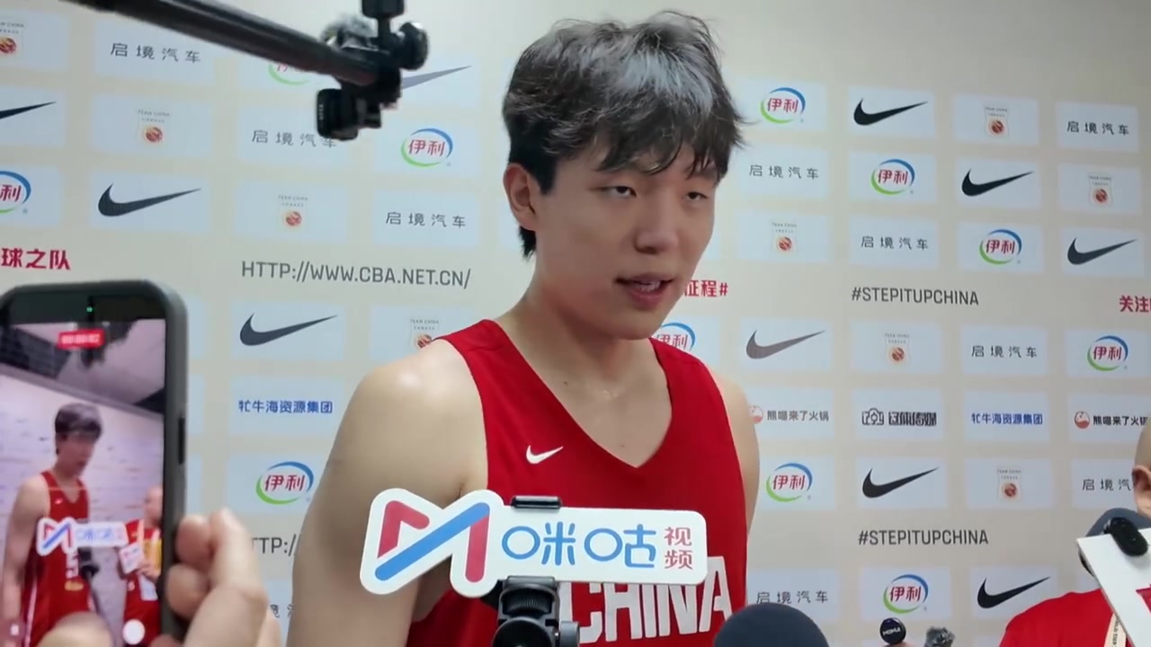 杨瀚森：训练默契已到位，今晚全力出战